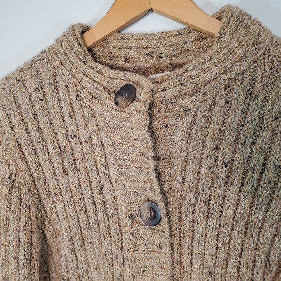 Charter Club Petite Tan Light Brown Button Up Knit Collared Cardigan Swe… - Picture 12 of 12